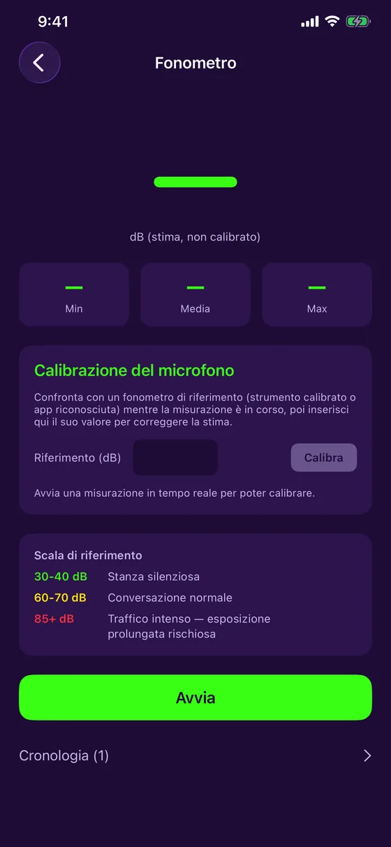 Fonometro e calibrazione del microfono